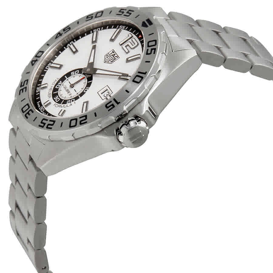 Tag Heuer Formula 1 Calibre 6 Automatic White Dial Silver Steel Strap Watch for Men - WAZ2013.BA0842 Buy Now By Tag Heuer
