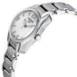 Tissot T Wave Mother of Pearl Dial Two Tone Steel Strap Watch For Women - T023.210.11.117.00 Buy Now By Tissot