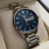 Tag Heuer Carrera Automatic Blue Dial Silver Steel Strap Watch for Men - WAR201E.BA0723 Buy Now By Tag Heuer