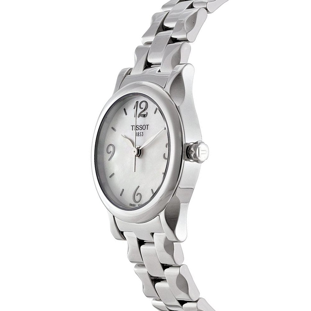 Tissot Stylis-T Mother of Pearl Dial Watch For Women - T028.210.11.117.02 Buy Now By Tissot