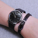 Emporio Armani Kappa Quartz Black Dial Brown Leather Strap Watch For Men - AR80008 Buy Now By Emporio Armani