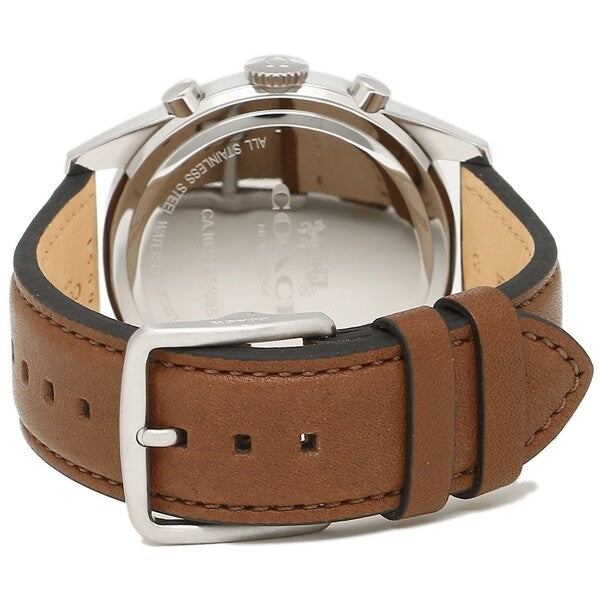 Coach Sullivan Sport Blue Dial Brown Leather Strap Watch for Men - 14606038 Buy Now By Coach
