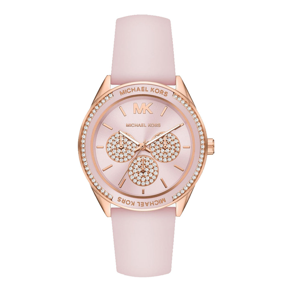 Michael Kors Quartz Pink Dial Pink Silicone Strap Watch For Women - MK6946 Buy Now By Michael Kors