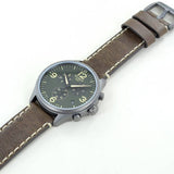 Tissot T Sport Chrono XL Green Dial Brown Leather Strap Watch For Men - T116.617.36.097.00 Buy Now By Tissot
