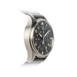 IWC Pilot's Watch Chronograph Black Dial Black Leather Strap Watch for Men - IW377709 Buy Now By IWC