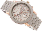 Michael Kors Runway Chronograph Grey Dial Grey Silicone Strap Watch For Women - MK7386 Buy Now By Michael Kors