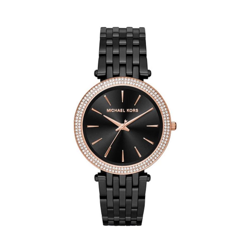 Michael Kors Darci Black Dial Black Steel Strap Watch for Women - MK3407 Buy Now By Michael Kors