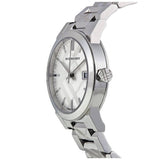 Burberry The City White Dial Silver Steel Strap Watch for Women - BU9144 Buy Now By Burberry