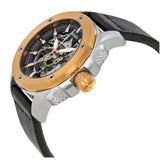 Fossil Modern Machine Automatic Skeleton Dial Black Leather Strap Watch for Men - ME3082 Buy Now By Fossil