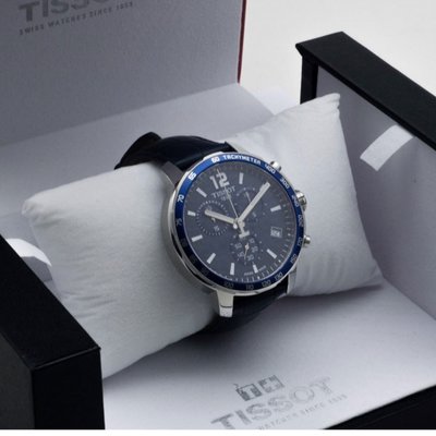 Tissot T Sport Quickster Chronograph Blue Dial Watch For Men - T095.417.16.047.00 Buy Now By Tissot