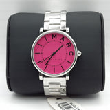 Marc Jacobs Roxy Pink Dial Silver Steel Strap Watch for Women - MJ3524 Buy Now By Marc Jacobs