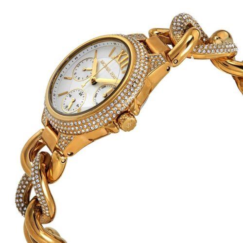 Michael Kors Camille Chronograph Silver Dial Gold Steel Strap Watch for Women - MK6842 Buy Now By Michael Kors
