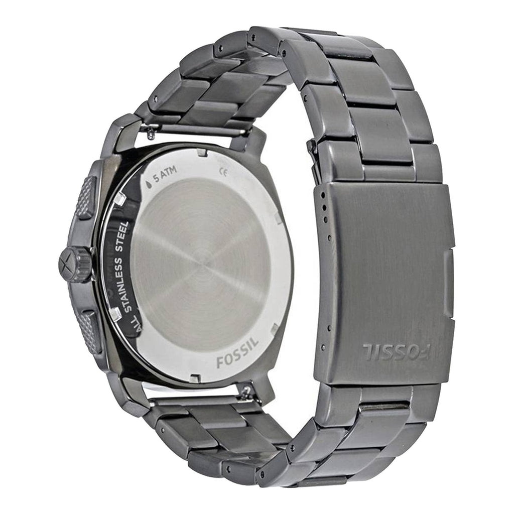 Fossil Machine Chronograph Grey Dial Grey Steel Strap Watch for Men - FS5172 Buy Now By Fossil