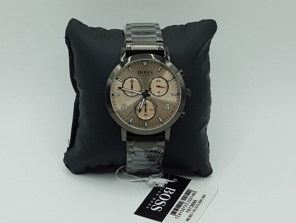 Hugo Boss Spirit Chronograph Grey Dial Grey Steel Strap Watch for Men - 1513695 Buy Now By Hugo Boss