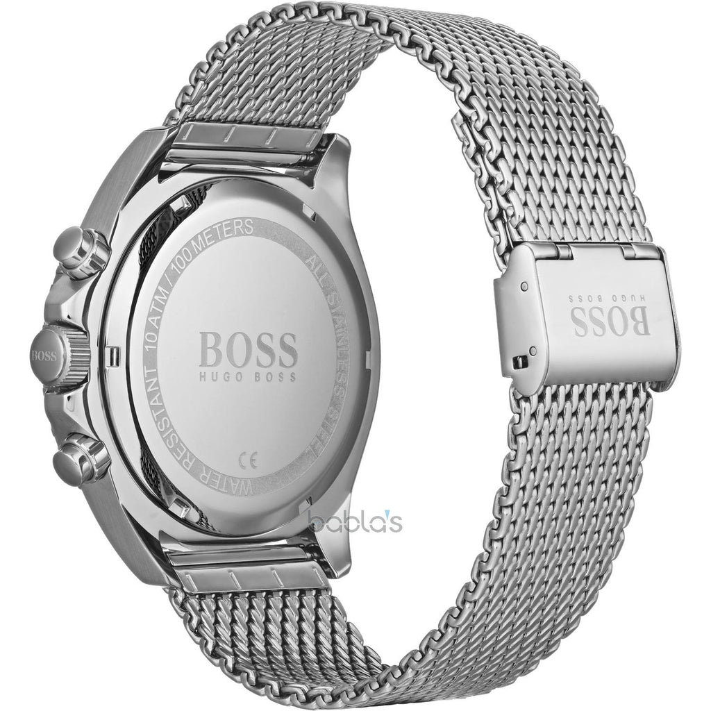 Hugo Boss Ocean Edition Black Dial Silver Mesh Strap Watch for Men - 1513742 Buy Now By Hugo Boss