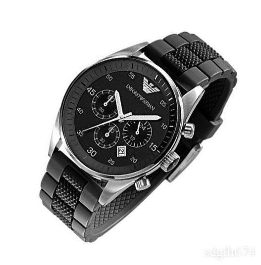 Emporio Armani Sportivo Black Dial Two Tone Ceramic Bracelet Watch For Men - AR5866 Buy Now By Emporio Armani