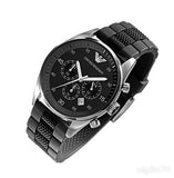 Emporio Armani Sportivo Black Dial Two Tone Ceramic Bracelet Watch For Men - AR5866 Buy Now By Emporio Armani