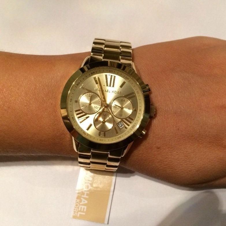 Michael Kors Bradshaw Chronograph Gold Dial Gold Steel Strap Watch For Women - MK5777 Buy Now By Michael Kors