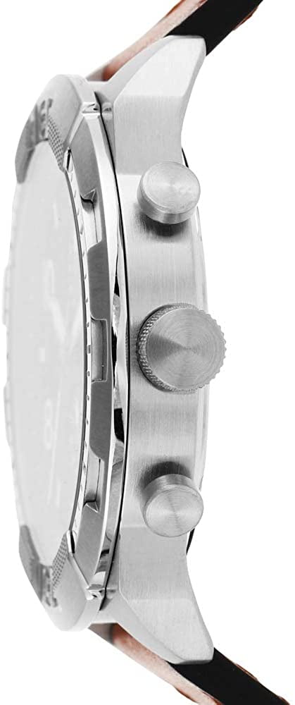 Fossil Bronson Chronograph Green Dial Brown Leather Strap Watch for Men - FS5738 Buy Now By Fossil