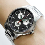 Gucci G-Timeless Chronograph Black Dial Silver Steel Strap Watch For Men - YA126267 Buy Now By Gucci