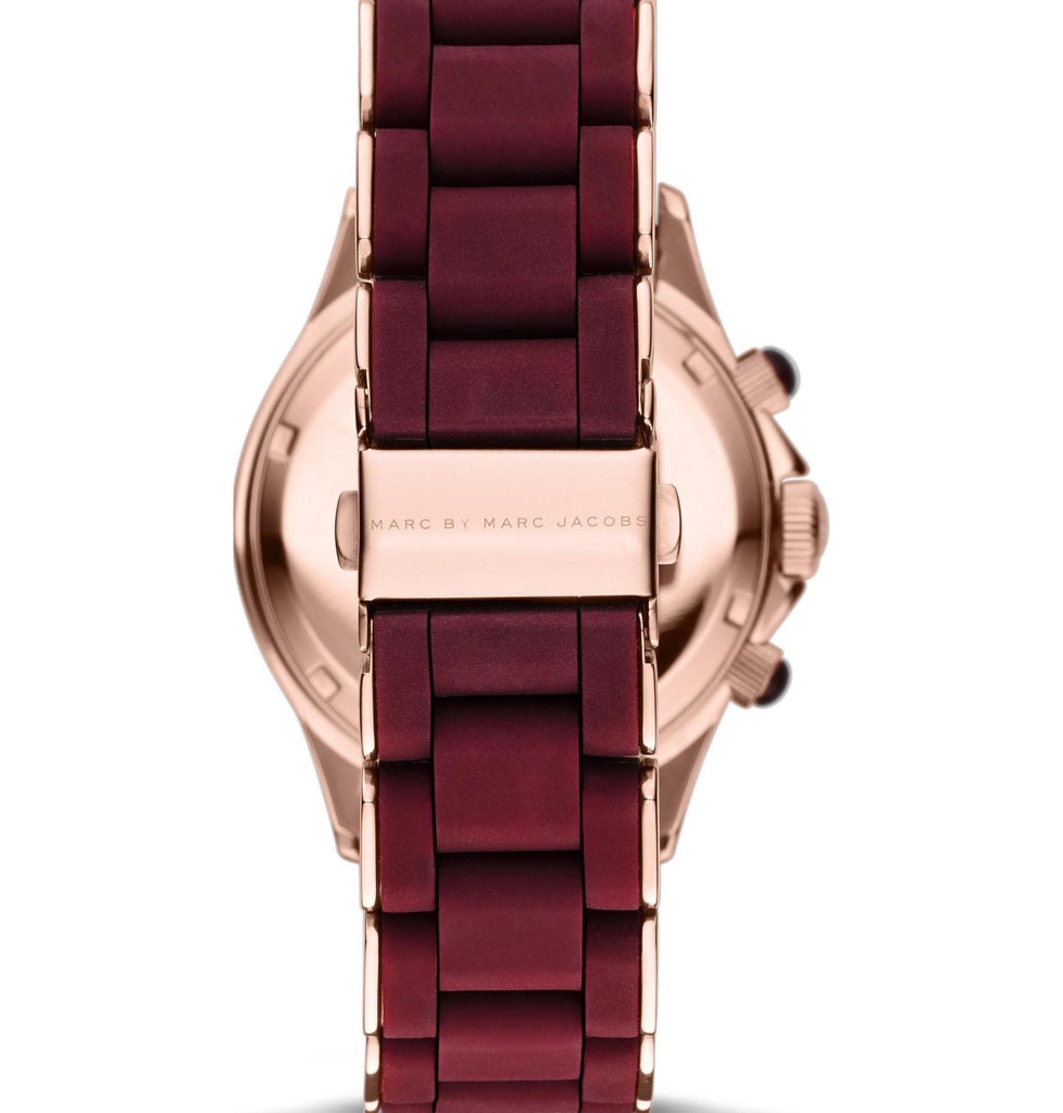 Marc Jacobs Rock Chronograph Red Dial Red Silicone Strap Watch for Women - MBM2596 Buy Now By Marc Jacobs