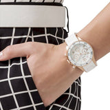 Marc Jacobs Rock Chronograph White Dial White Silicone Strap Watch for Women - MBM2547 Buy Now By Marc Jacobs