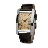 Emporio Armani Classic Beige Dial Brown Leather Strap Watch For Men - AR0154 Buy Now By Emporio Armani