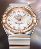 Omega Constellation Diamonds Mother of Pearl Dial Two Tone Steel Strap Watch for Women - 123.25.27.60.55.006 Buy Now By Omega
