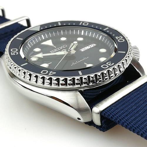 Seiko 5 Sports Automatic SKX Blue Dial Blue NATO Strap Watch For Men - SRPD51K2 Buy Now By Seiko