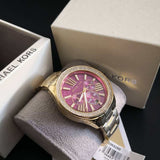 Michael Kors Wren Purple Dial Gold Steel Strap Watch for Women - MK6290 Buy Now By Michael Kors