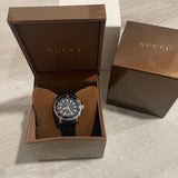 Gucci Dive Quartz Black Dial Black Rubber Strap Watch For Men - YA136303 Buy Now By Gucci