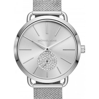 Michael Kors Portia Silver Dial Silver Mesh Bracelet Watch for Women - MK3843 Buy Now By Michael Kors