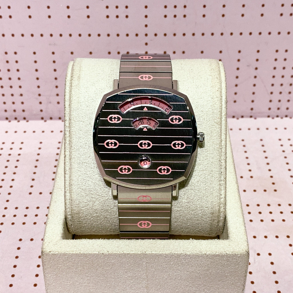 Gucci Grip Quartz Silver Dial Silver Steel Strap Watch For Women - YA157438 Buy Now By Gucci