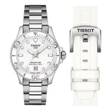Tissot Seastar 1000 Lady White Dial Silver Steel Strap Unisex Watch - T120.210.11.011.00 Buy Now By Tissot