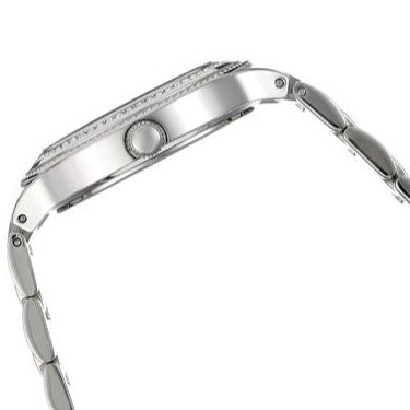 Guess Madison Diamonds Silver Dial Silver Steel Strap Watch for Women - W0637L1 Buy Now By Guess