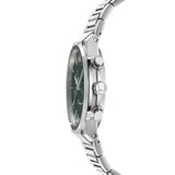 Salvatore Ferragamo Sapphire Chrono Green Dial Silver Steel Strap Watch for Men - SFME00421 Buy Now By Salvatore Ferragamo
