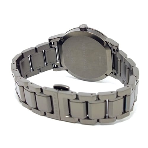 Burberry The City Grey Dial Gunmetal Steel Strap Watch for Men - BU9007 Buy Now By Burberry