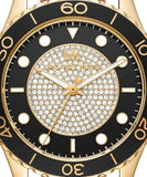 Michael Kors Runway Quartz Black Dial Brown Leather Strap Watch For Women - MK6979 Buy Now By Michael Kors