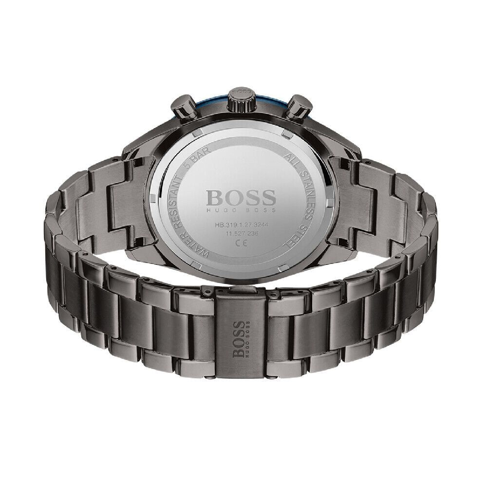 Hugo Boss Distinct Grey Dial Gren Steel Strap Watch for Men - 1513858 Buy Now By Hugo Boss