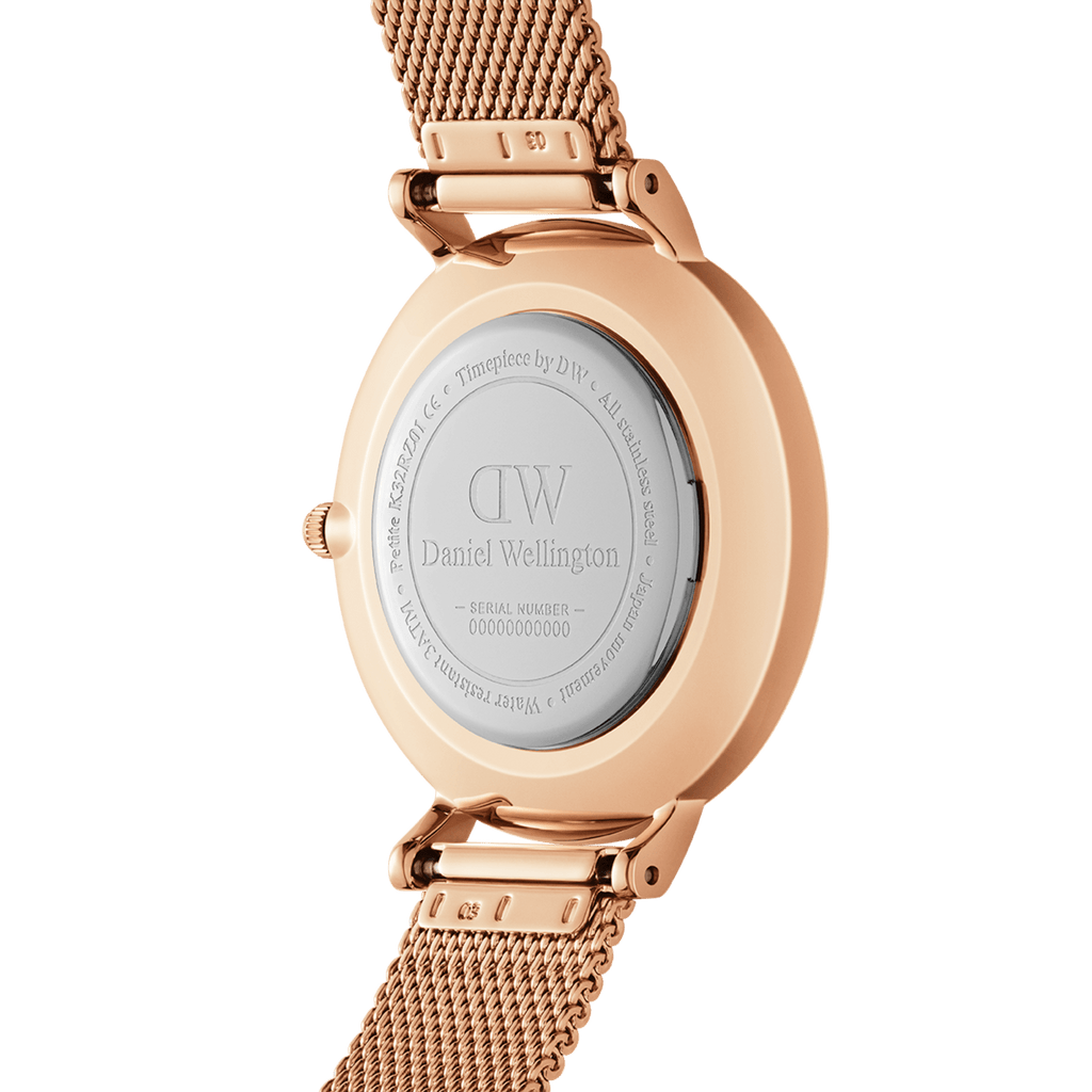 Daniel Wellington Petite Amber Brown Dial Gold Mesh Strap Watch For Women - DW00100476 Buy Now By Daniel Wellington