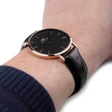 Daniel Wellington Classic Reading Black Dial Black Leather Strap Watch For Men - DW00100129 Buy Now By Daniel Wellington
