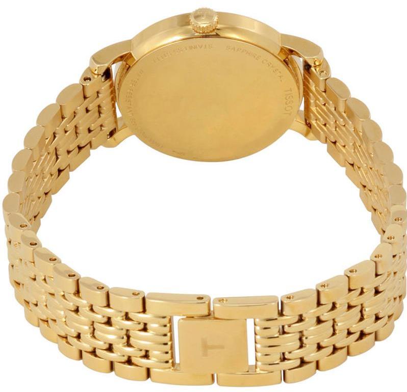 Tissot T Classic Everytime Desire Small Gold Dial Gold Mesh Bracelet Watch For Women - T109.210.33.021.00 Buy Now By Tissot