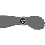 Movado Heritage Calendoplan Chronograph Black Dial Silver Steel Strap Watch for Men - 3650014 Buy Now By Movado