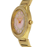 Michael Kors Kerry Mother of Pearl Dial Gold Steel Strap Watch for Women - MK3396 Buy Now By Michael Kors