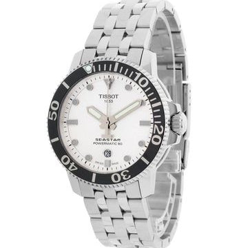 Tissot Seastar 1000 Powermatic 80 Silver Dial Silver Steel Strap Watch For Men - T120.407.11.031.00 Buy Now By Tissot
