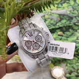 Michael Kors Mini Bradshaw Crystals Silver Dial Silver Steel Strap Watch For Women - MK6454 Buy Now By Michael Kors