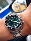 Seiko Prospex 140th Anniversary Limited Divers Green Dial Silver Steel Strap Watch For Men - SPB207J1 Buy Now By Seiko
