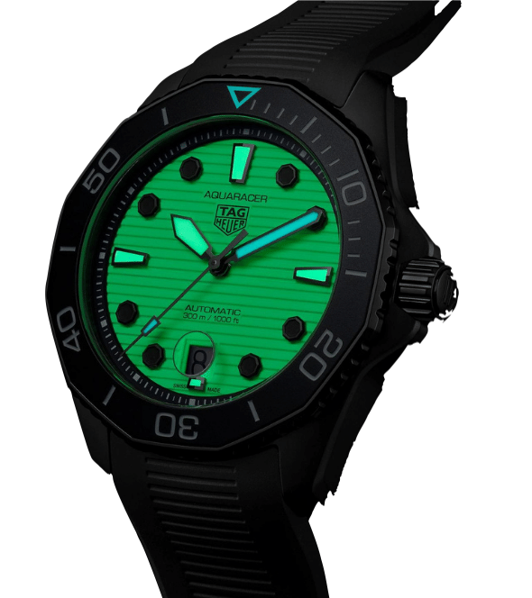 Tag Heuer Aquaracer Professional 300 Automatic White Dial Black Rubber Strap Watch for Men - WBP201D.FT6197 Buy Now By Tag Heuer