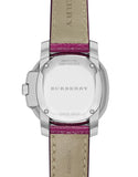 Burberry The Britain Pink Dial Pink Leather Strap Watch for Women - BBY1715 Buy Now By Burberry