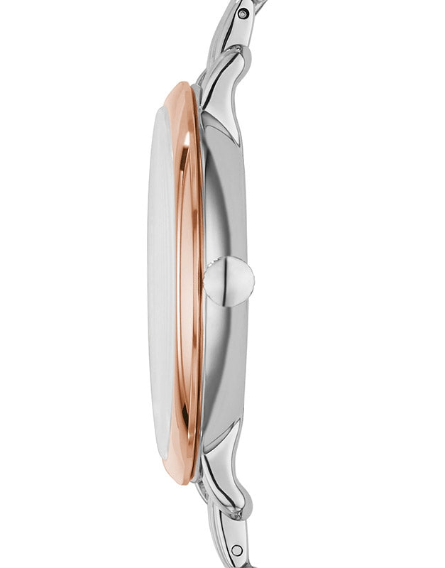 Fossil Jacqueline White Dial Two Tone Steel Strap Watch for Women - ES3844 Buy Now By Fossil